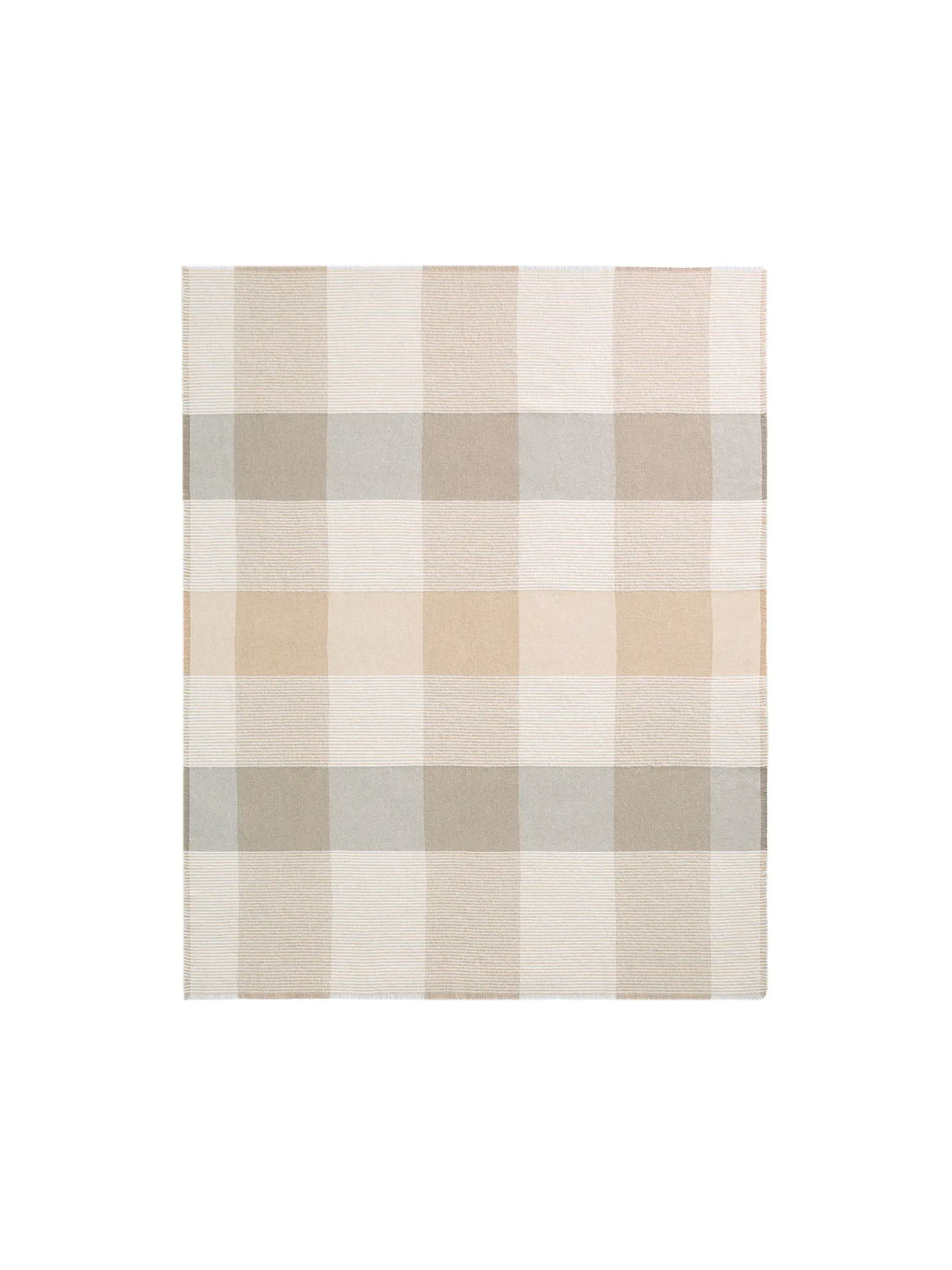 BIEDERLACK | Tagesdecke - Plaid 130x170cm  WHITE SANDSATION White Boucle | 